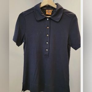 Tory Burch size L cotton polo shirt